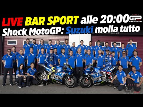 LIVE Bar Sport alle 20:00 - Shock MotoGP: Suzuki molla tutto