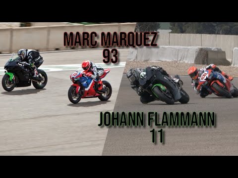 MARC MARQUEZ with JOHANN FLAMMANN ONBOARD on Track - Circuit d'Alcarràs