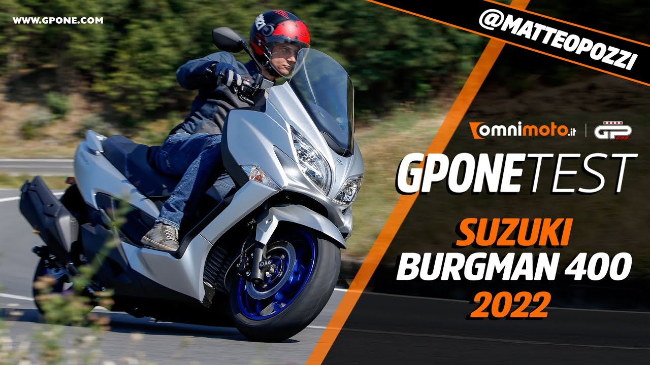 Suzuki Burgman 400 2022, la prova del senatore degli scooter GT: consuma meno?