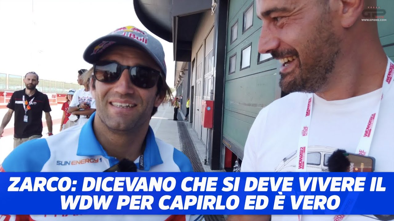 Zarco: "Dicevano che bisogna vivere il WDW per capirlo ed è vero"
