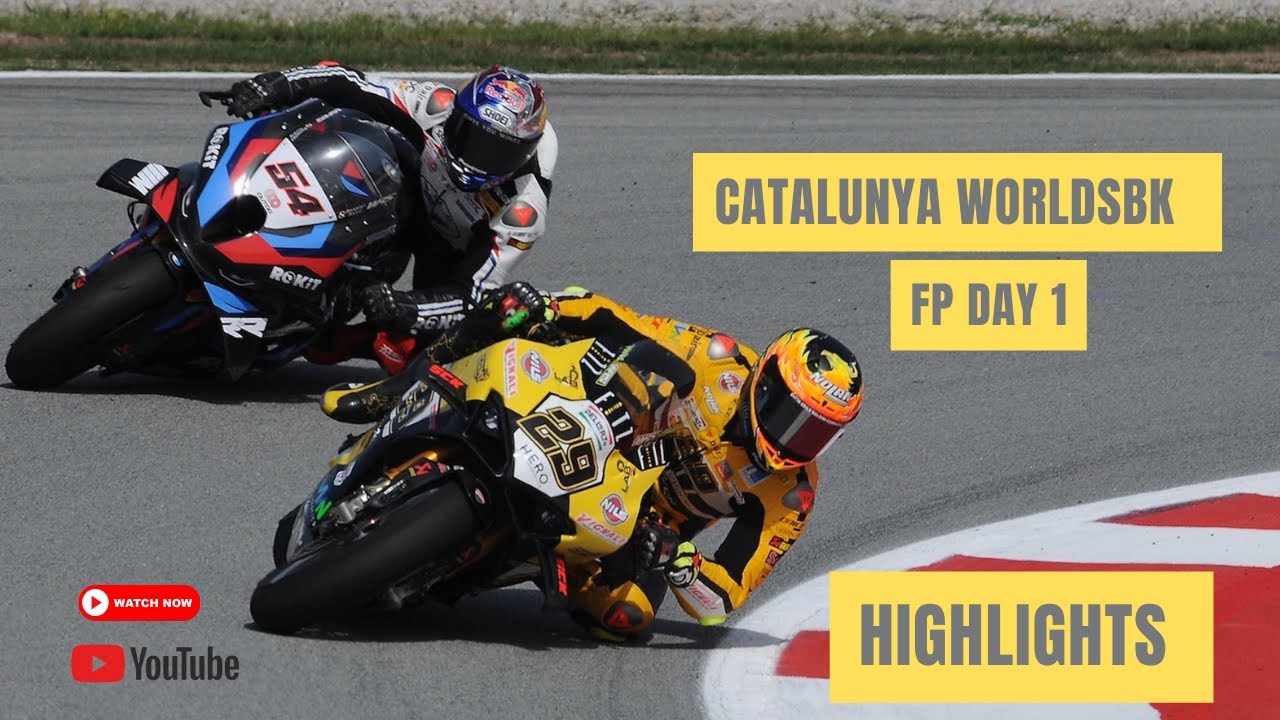 Catalunya WorldSBK FP HIGHLIGHTS