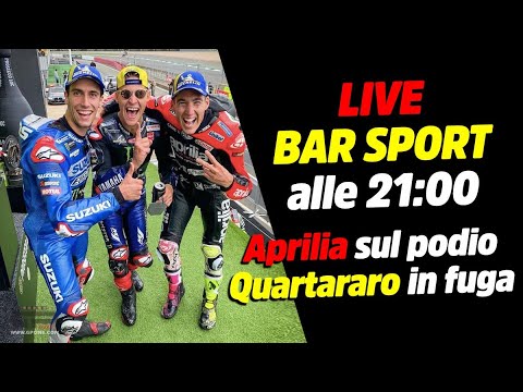 LIVE Bar Sport alle 21:00 - Aprilia sul podio, Quartararo in fuga