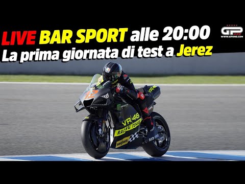 LIVE Bar Sport alle 20:00 - La prima giornata di test MotoGP a Jerez