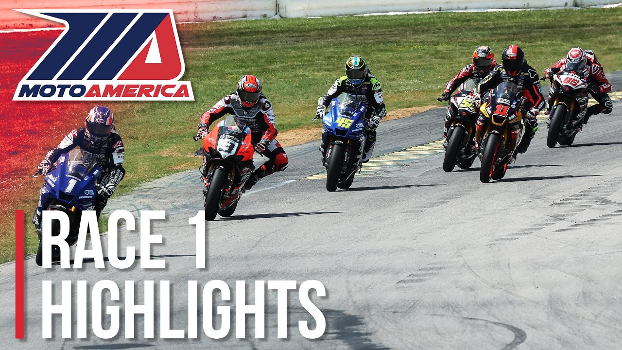 MotoAmerica Medallia Superbike Race 1 Highlights at VIR 2022