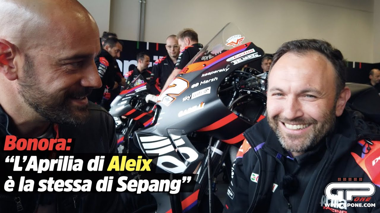 Bonora, Aprilia: "La moto di Aleix Espargarò è la stessa di Sepang"