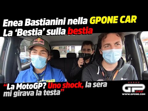 Bastianini nella GPOne Car: "La MotoGP? Uno shock, la sera mi girava la testa"