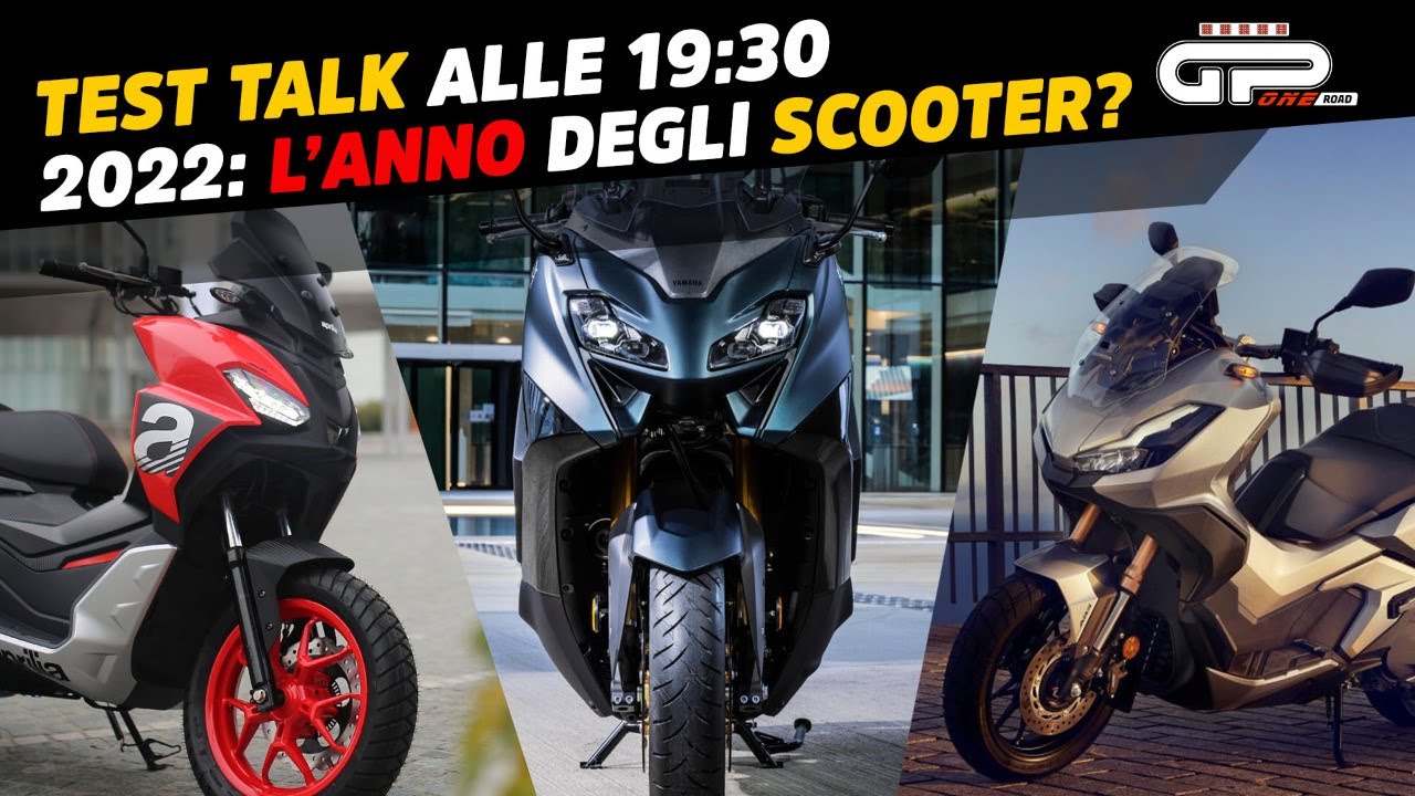 LIVE Test Talk alle 19:30 - 2022: l'anno degli scooter?
