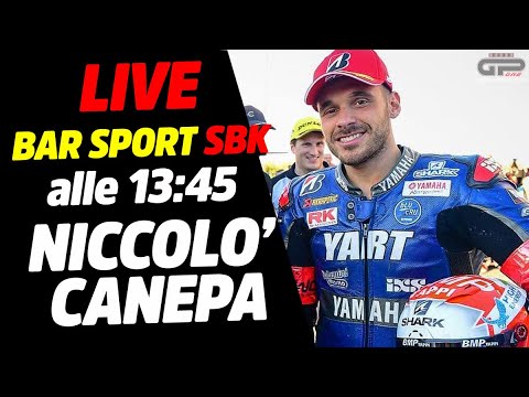 LIVE Bar Sport SBK alle 13:45 - Niccolò Canepa e il tango argentino