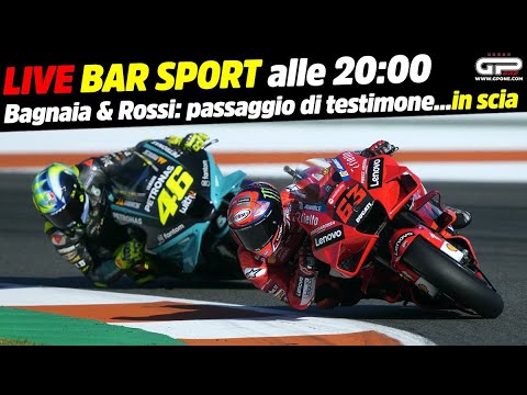 LIVE Bar Sport alle 20:00 - Bagnaia & Rossi: passaggio di testimone...in scia