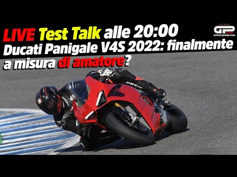 LIVE Test Talk alle 20:00 - Ducati Panigale V4S 2022: finalmente a misura di amatore?