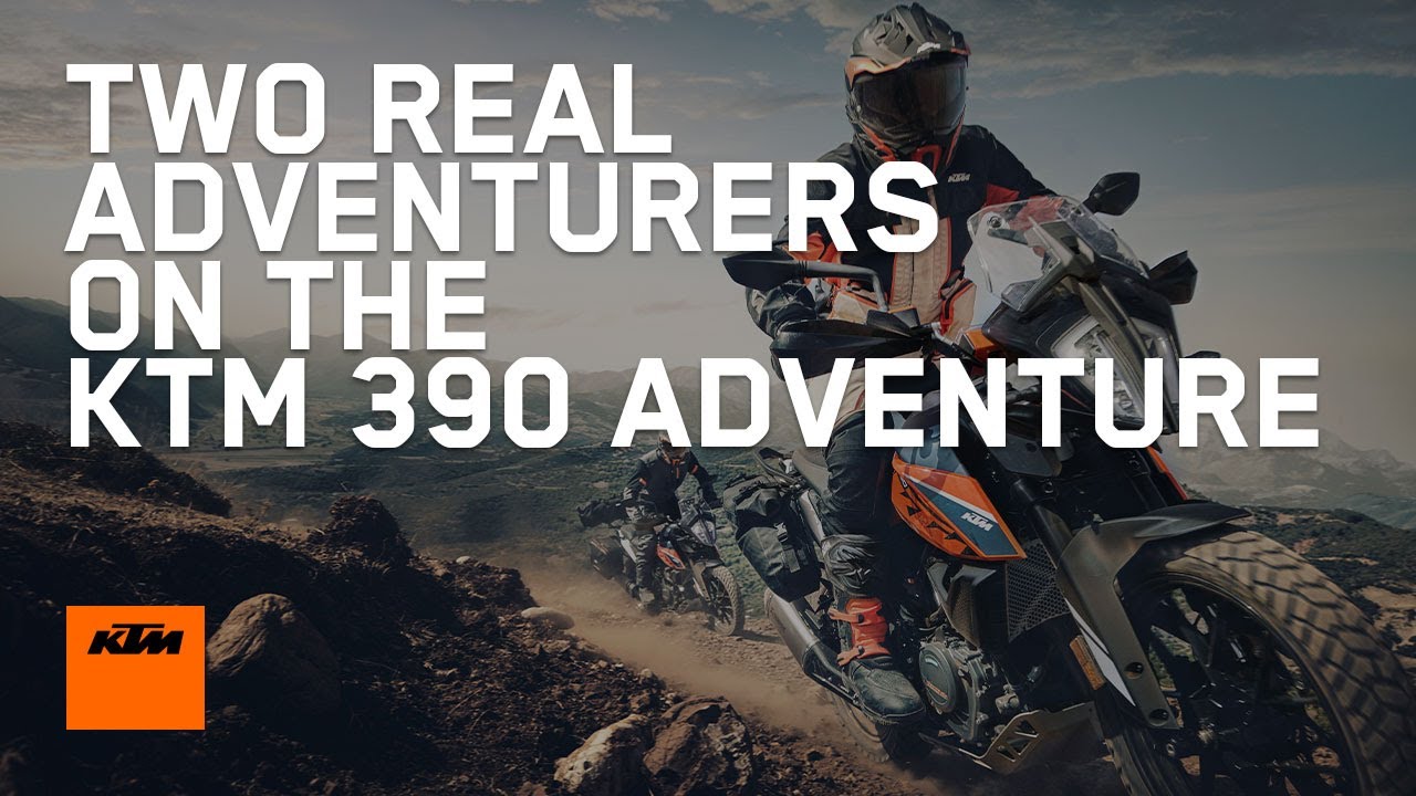 Two real adventurers on the new KTM 390 ADVENTURE | KTM