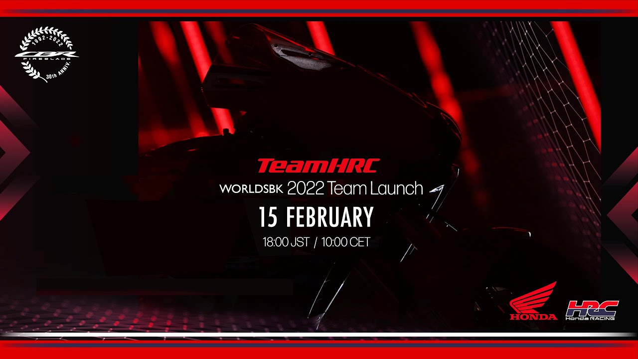 Welcome to the 2022 WorldSBK Team HRC online presentation
