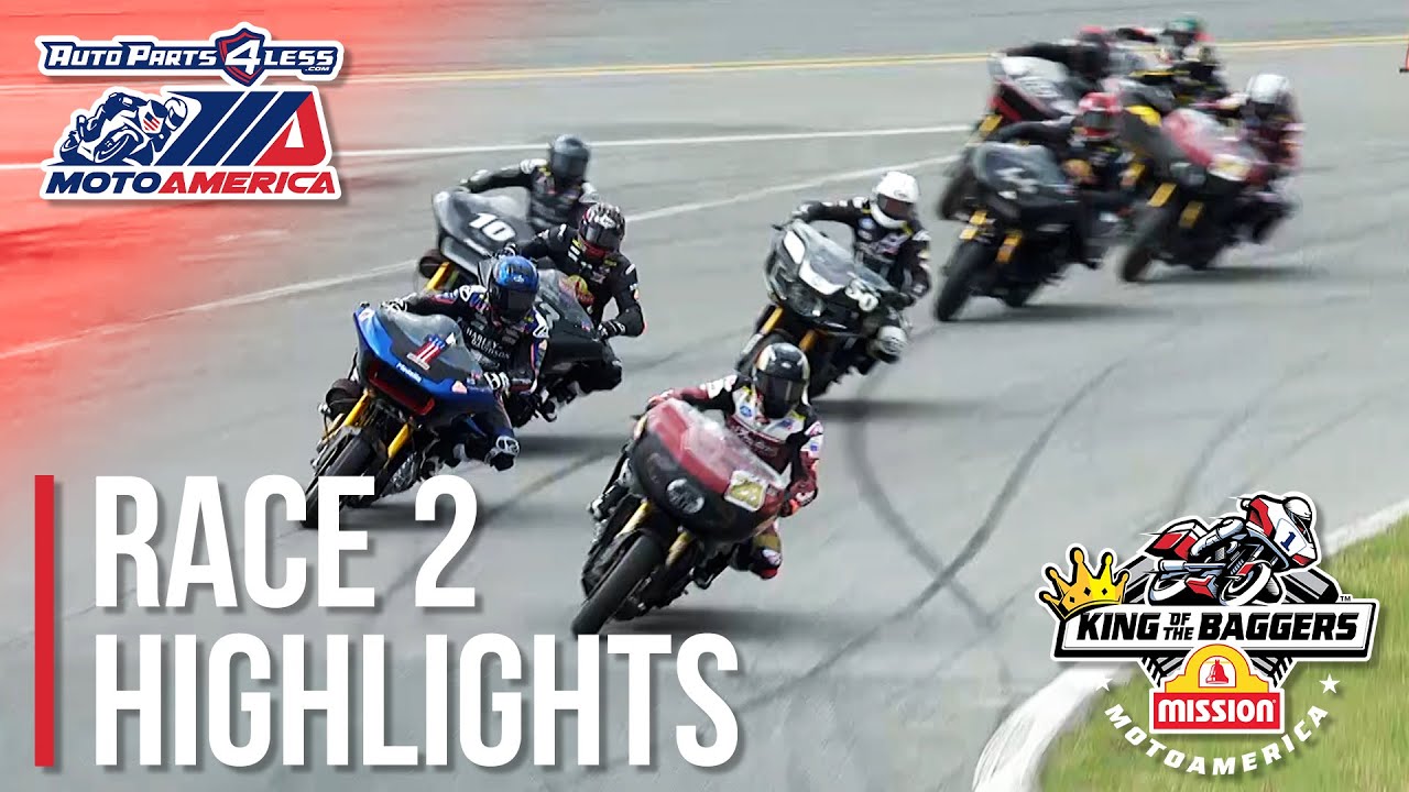 MotoAmerica Mission King of the Baggers Race 2 Highlights at Daytona 2022