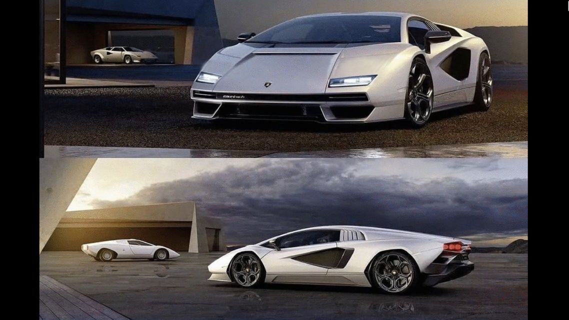 Lamborghini Countach 2022 : d’autres photos arrivent