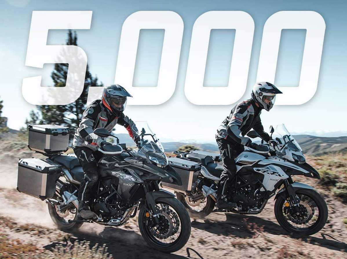 Benelli TRK 502 : 5 000 exemplaires vendus en 7 mois