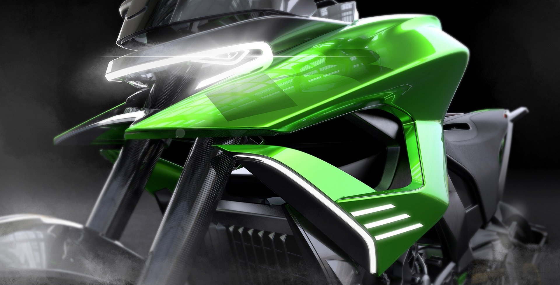 Kawasaki : demain des vélos adaptatifs qui se transforment
