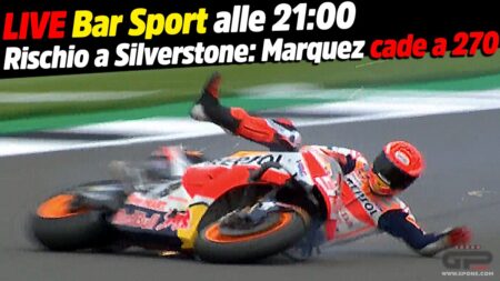 MotoGP, LIVE Bar Sport à 21h00 - risque à Silverstone : Marquez tombe à 270