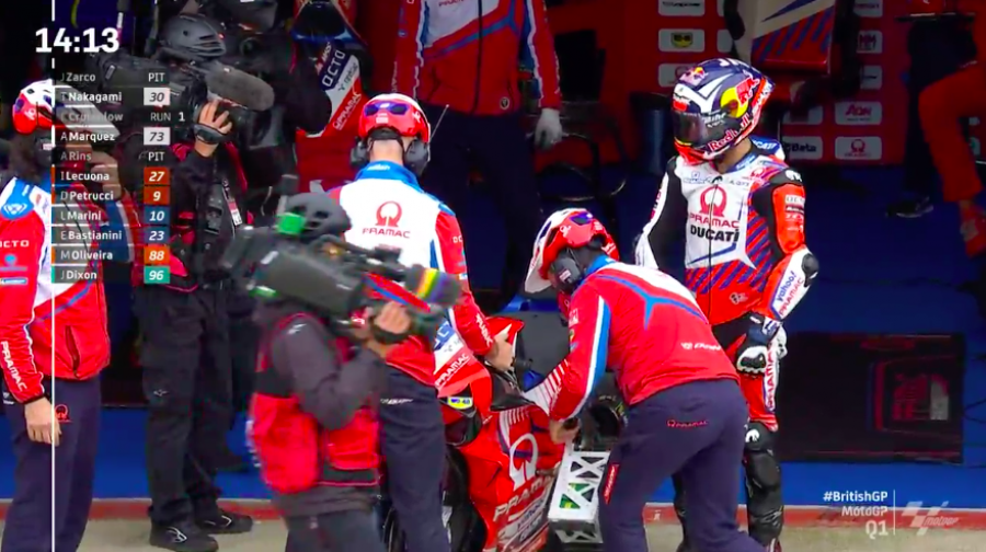 MotoGP: Espargarò regala la pole alla Honda a SIlverstone: 2° Bagnaia, 8° Rossi