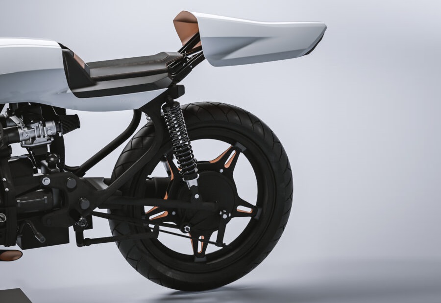 Moto - News: Biancaneve, la Honda CX500 special è una scultura di arte moderna