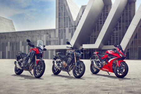 Honda CB500F, CBR500R, CB500X 2022, comment les moyennes japonaises changent