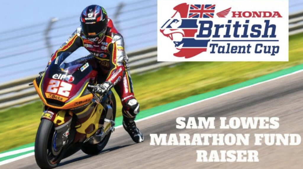 Moto2, Sam Lowes va courir un marathon pour récolter des fonds pour la british talent cup ! Ritratto di GPone