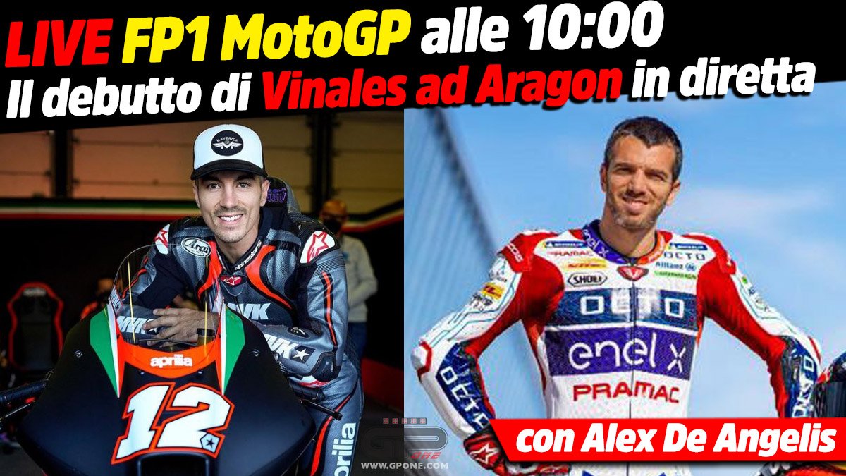 EN DIRECT – Alex De Angelis commente le FP1 MotoGP d’Aragon en direct