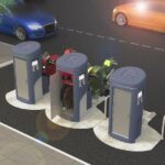 Bikers Guardian, le parking antivol qui recharge les motos électriques