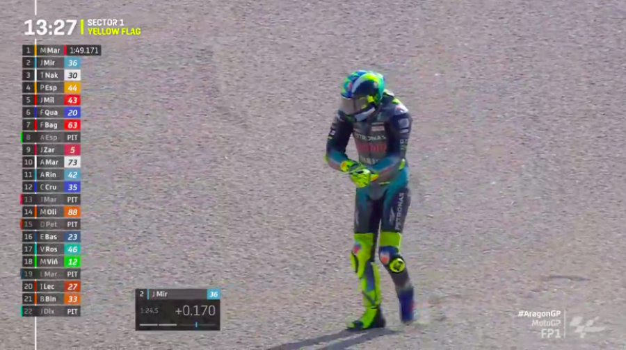 MotoGP: Marquez detta legge nella FP1 di Aragon, 1 secondo a tutti. Vinales 19°