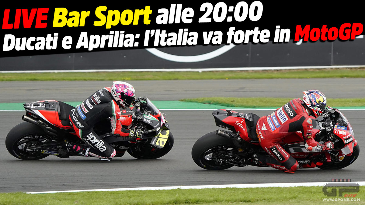 LIVE Bar Sport à 20:00 – Ducati et Aprilia : l’Italie est forte en MotoGP