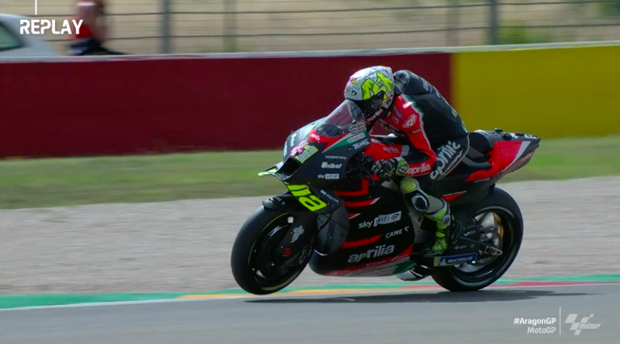 MotoGP: Quartararo risponde a Ducati e Aprilia: 1° in FP3 ad Aragon. Marquez cade