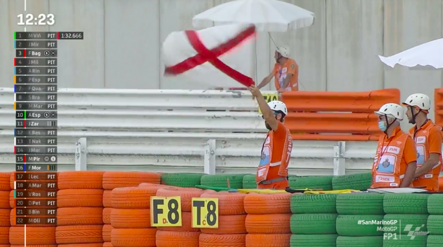 MotoGP: Vinales fa il Top Gun con l'Aprilia: 1° nella FP1 a Misano, Dovizioso ultimo