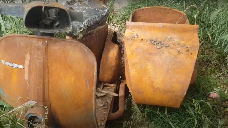 Restauration Vespa : la transformation d'un vilain petit canard