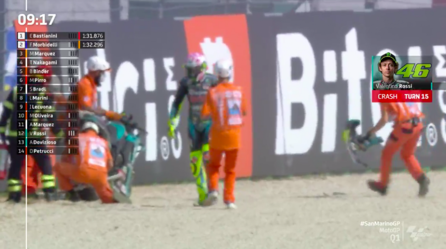 MotoGP: Ducati padrona di Misano: pole di Bagnaia su Miller, cadono Quartararo e Marquez