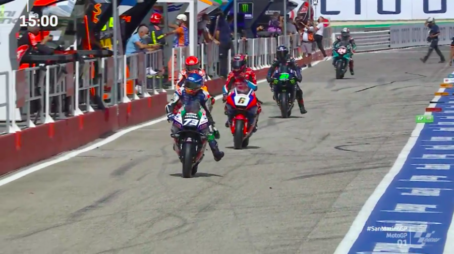 MotoGP: Ducati padrona di Misano: pole di Bagnaia su Miller, cadono Quartararo e Marquez