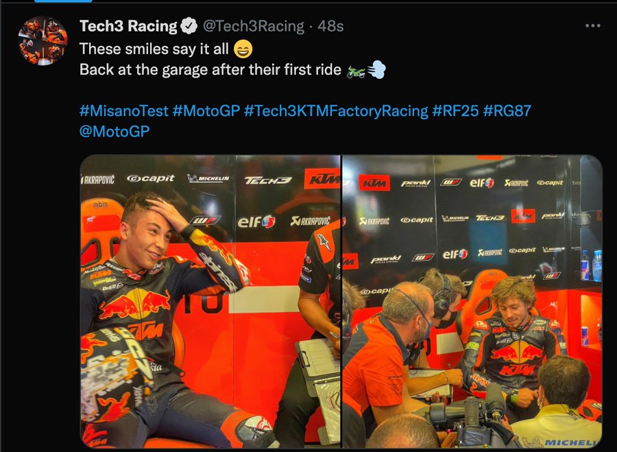 MotoGP: Aleix Espargaro e Aprilia si confermano nel 2° giorno di test a Misano