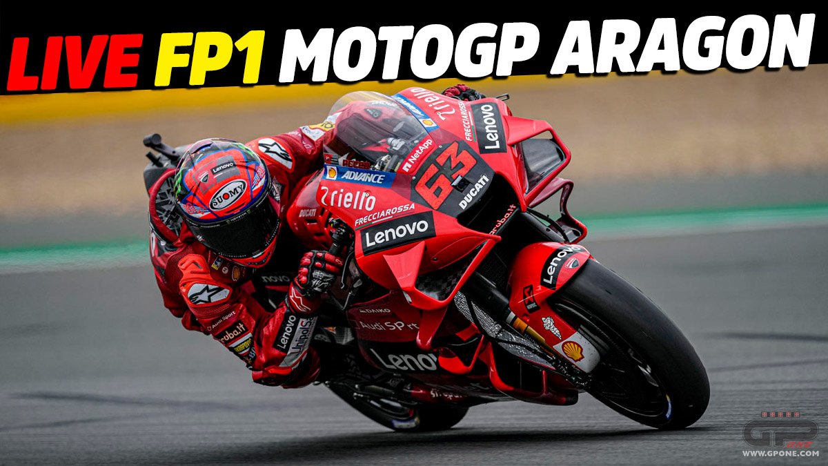 LIVE FP1 MotoGP Aragon : actualités en direct minute par minute