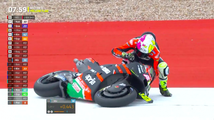 MotoGP: Miller fa il vuoto ad Austin in FP3: Nakagami 2°, Bagnaia in Q2 per un soffio