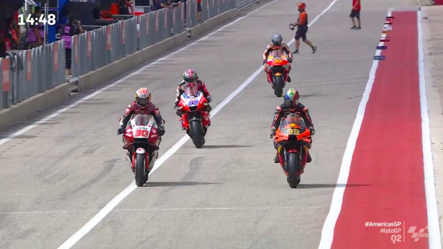 MotoGP: Super Bagnaia: terza pole consecutiva! Ad Austin Quartararo scatta 2°, Marquez 3°