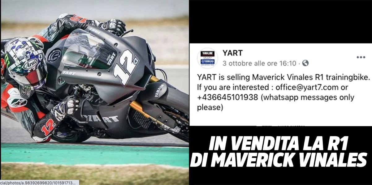 MotoGP, AAA YART : Maverick Vinales entraîne la Yamaha R1 à vendre