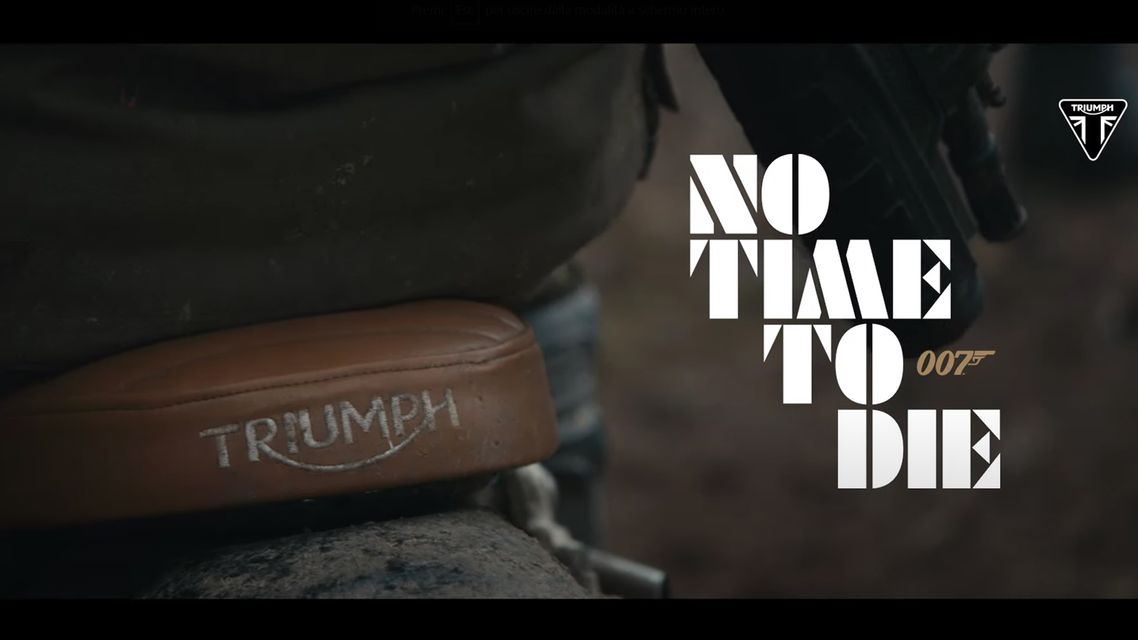 James Bond : Triumph Motorcycles à l'affiche de "No Time To Die"