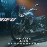 Aprilia Tuareg 660 : une vidéo sur le châssis de la nouvelle enduro de route