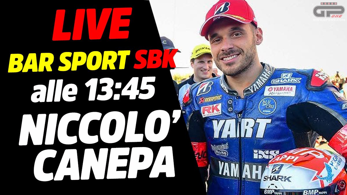 LIVE Bar Sport SBK à 13h45 – Niccolò Canepa et le tango argentin