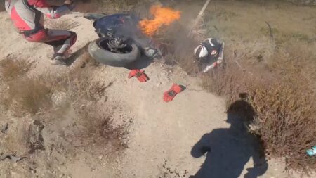 Max Wrist et la Yamaha R1 en flammes : voici la vidéo de l'accident