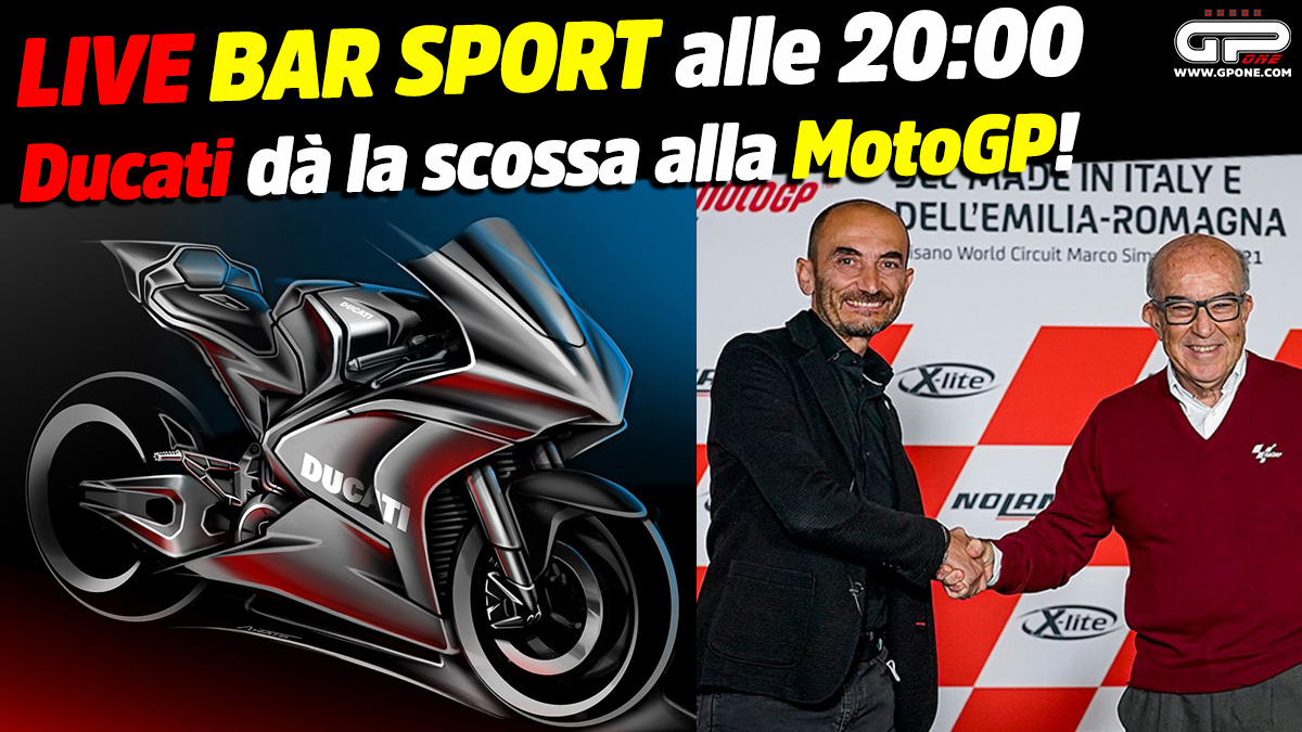 LIVE Bar Sport à 20h00 – Ducati choque le MotoGP !