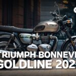 Triumph Bonneville Gold Line Edition 2022 : classique fatte a mano