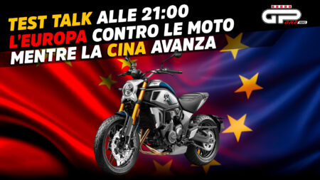 LIVE Test Talk à 21h00 - l'UE snobe les motos, la Chine en profite
