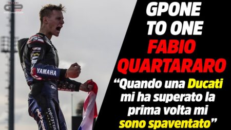 MotoGP, Quartararo : « La première fois que Ducati m'a dépassé, j'ai eu peur »