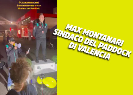 MotoGP, VIDEO - Valentino Rossi élit Max Montanari maire du paddock de Valence