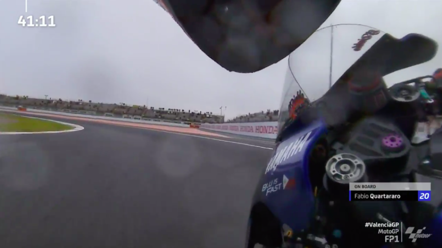 MotoGP: Lecuona il migliore nella FP1 bagnata di Valencia: Miller 2° con caduta