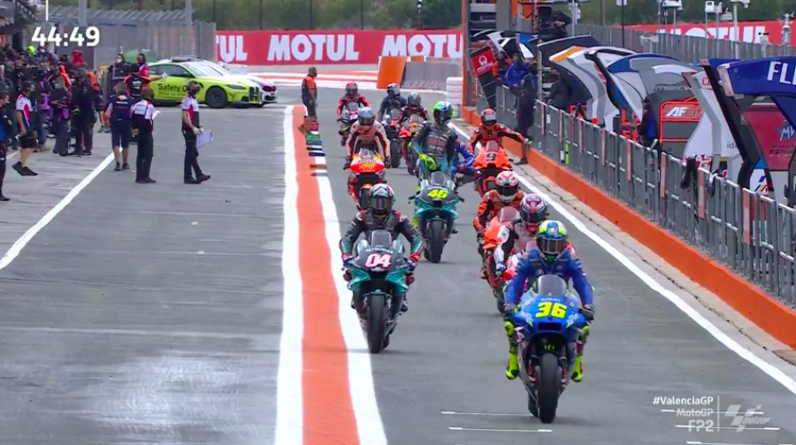 MotoGP: Miller chiude in testa il venerdì di Valencia, sua la FP2: Bagnaia 3°, Rossi ultimo